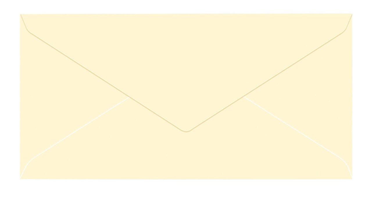 Great Papers! Premium Tissue-Lined Specialty Envelopes, Light Cream, 4.37"L x 8.62"W, 25 count